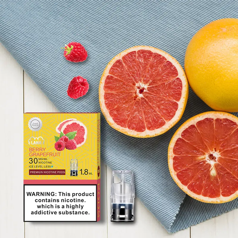 LANA電子煙3顆煙彈漿果葡萄柚