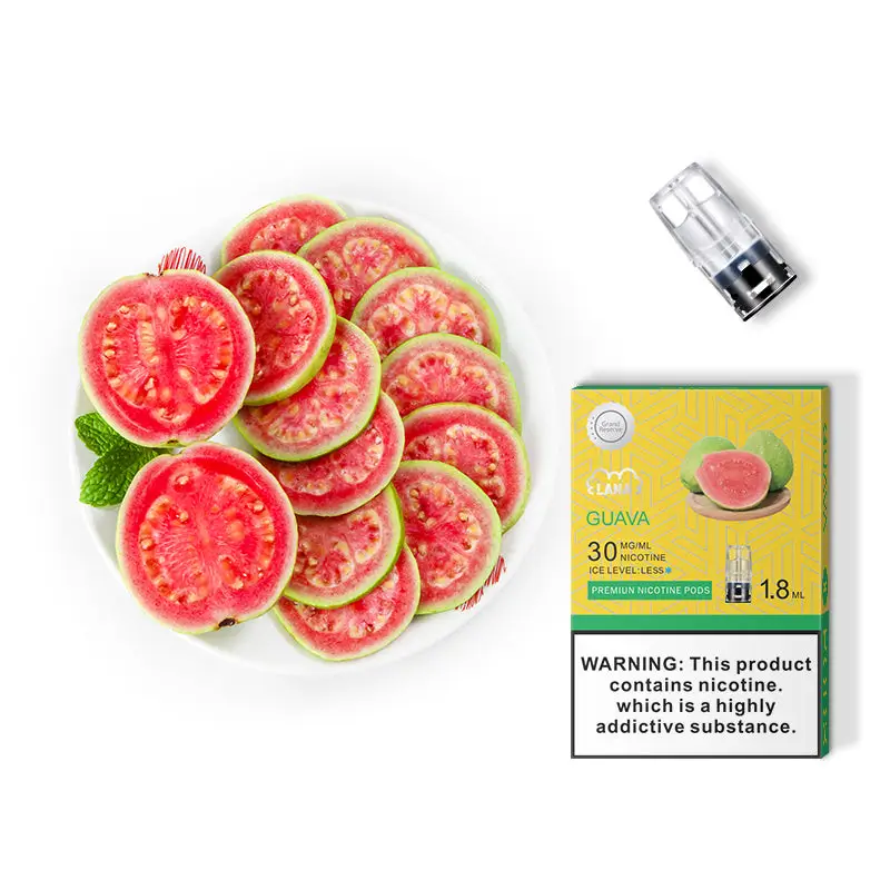 LANA電子煙3顆煙彈紅心芭樂