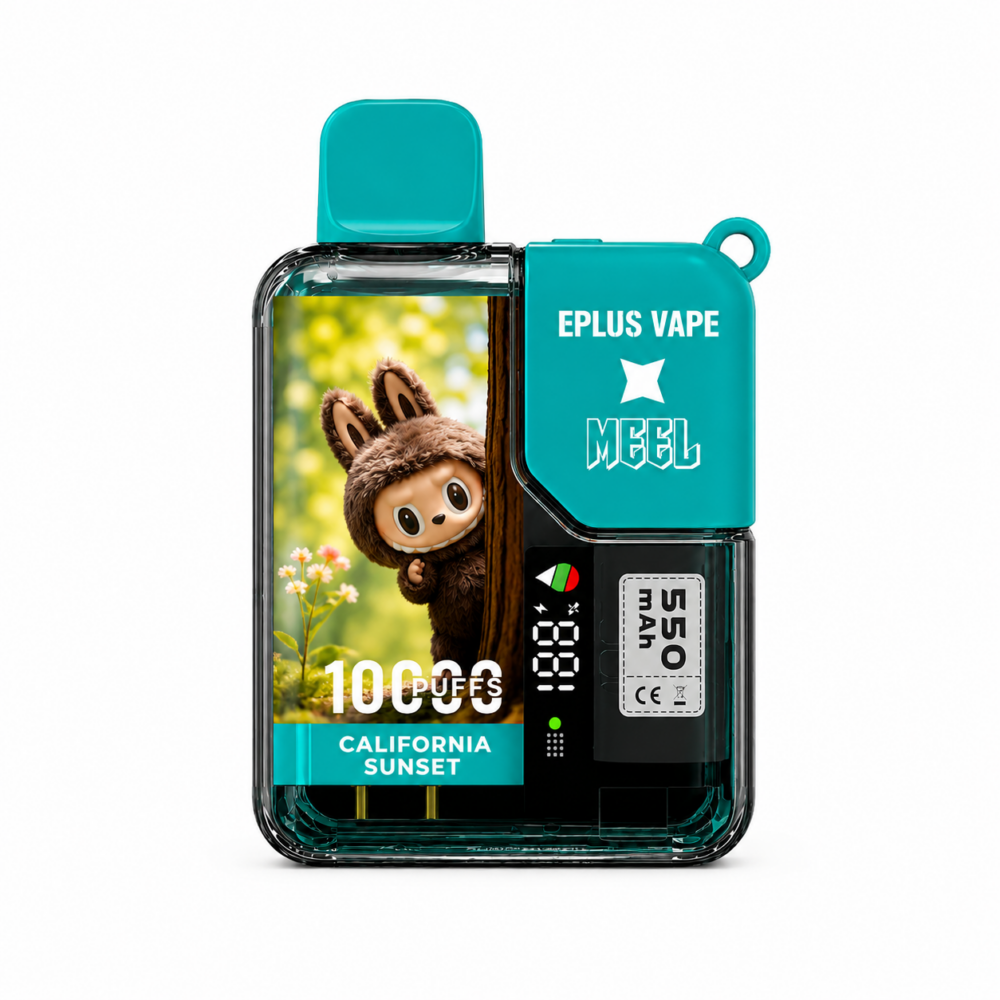 (新款)MEEL 10,000Puffs啦布布聯盟款拋棄式電子煙-加州日落