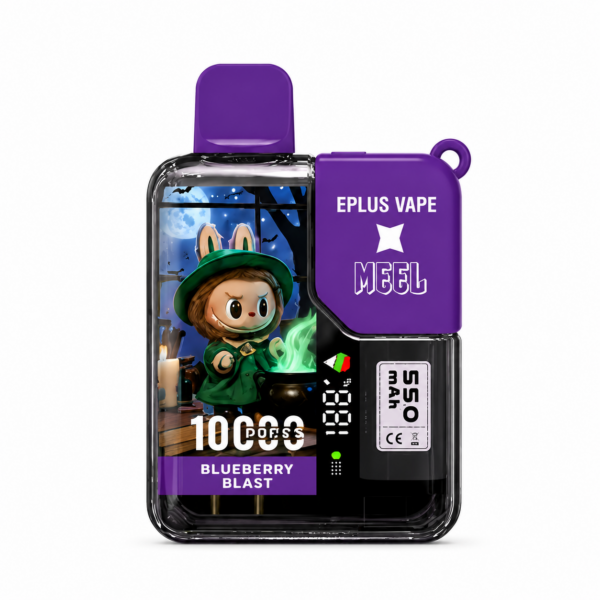 (新款)MEEL 10,000Puffs啦布布聯盟款拋棄式電子煙-藍莓爆炸